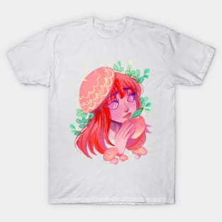 Wrinkled pink mushroom T-Shirt